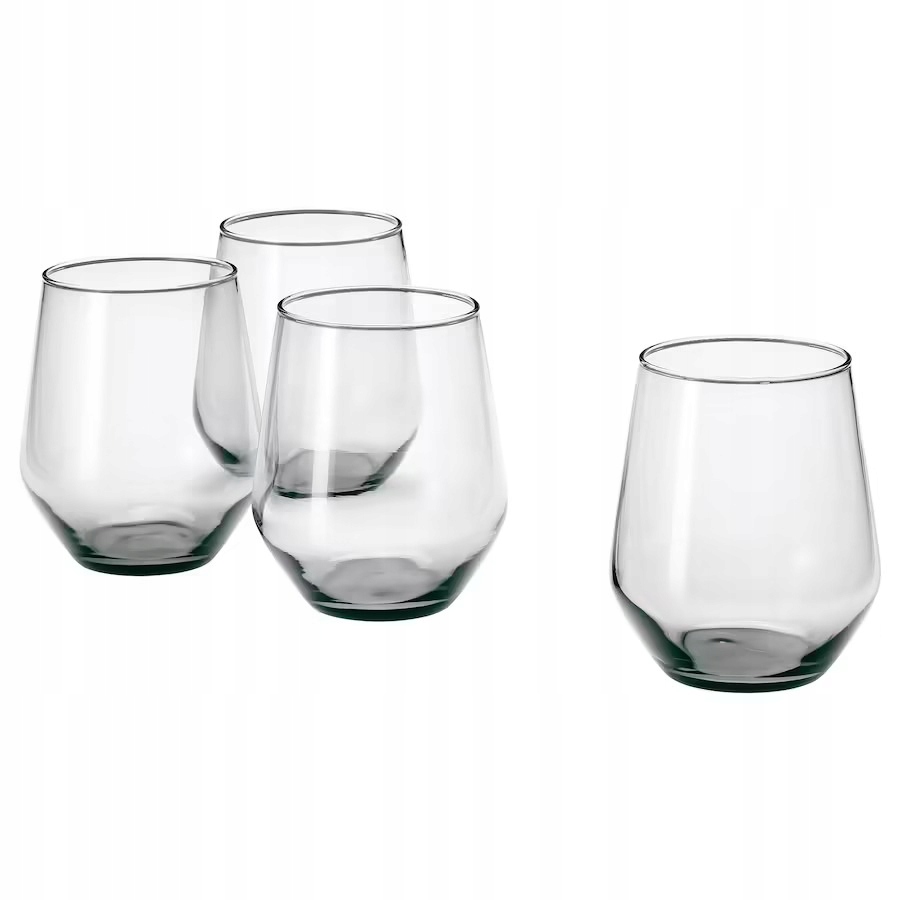 

Ikea Ivrig Szklanka, szkło szary 450 ml 4 szt