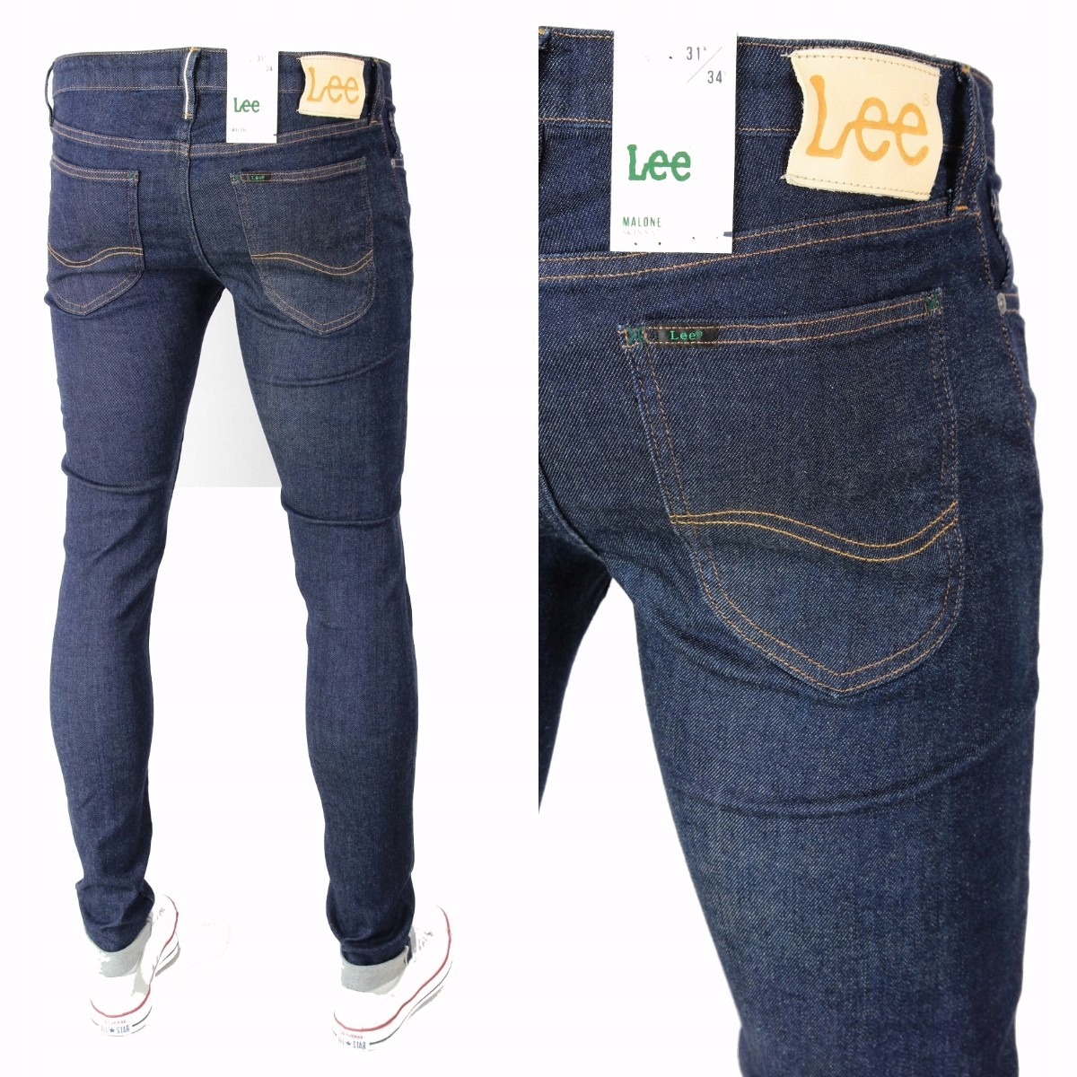 

Lee Malone Skinny Tapered Jeansy _ W29 L34