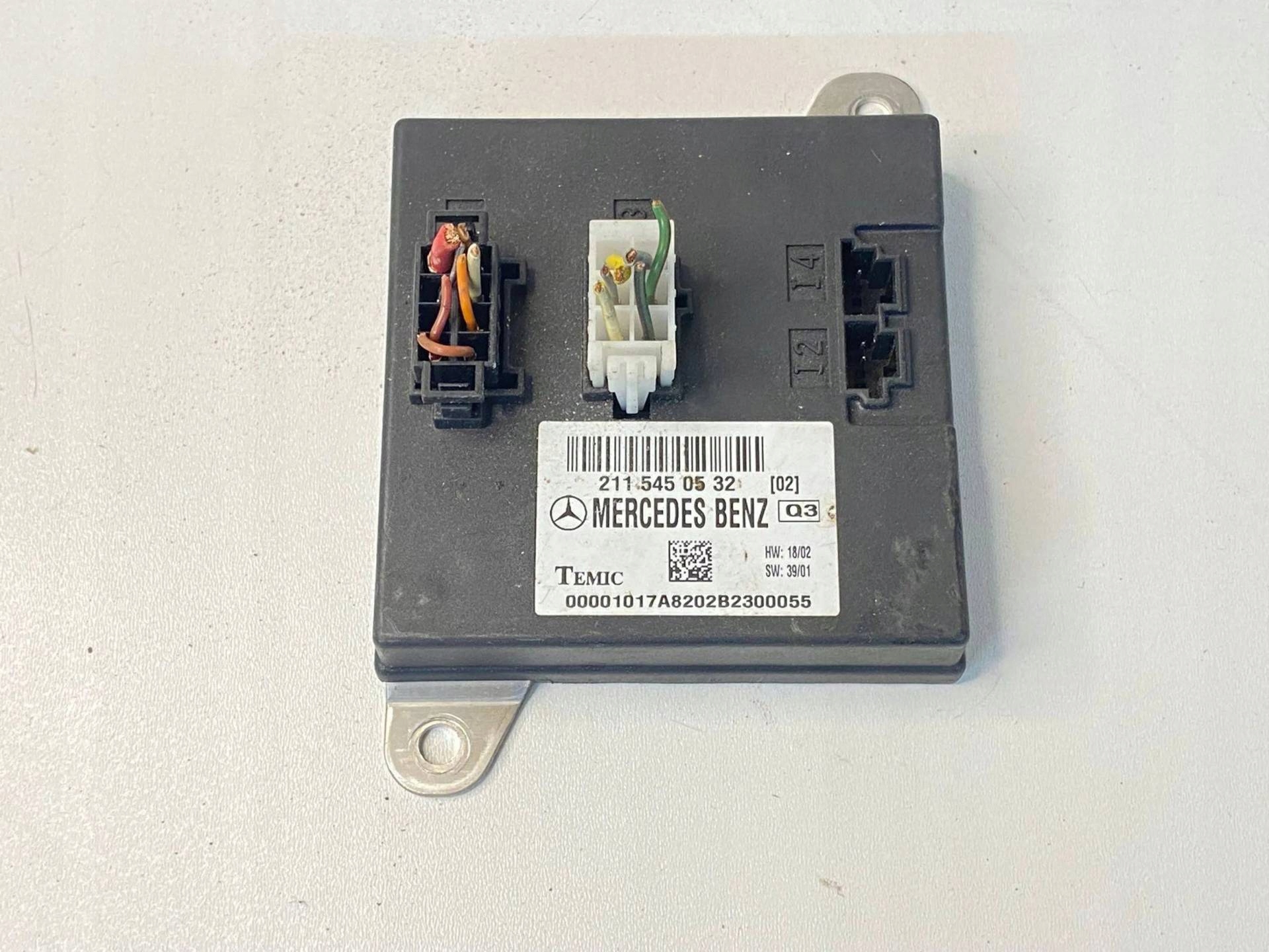 comfort control unit Mercedes-Benz E W211 2003 2115450532