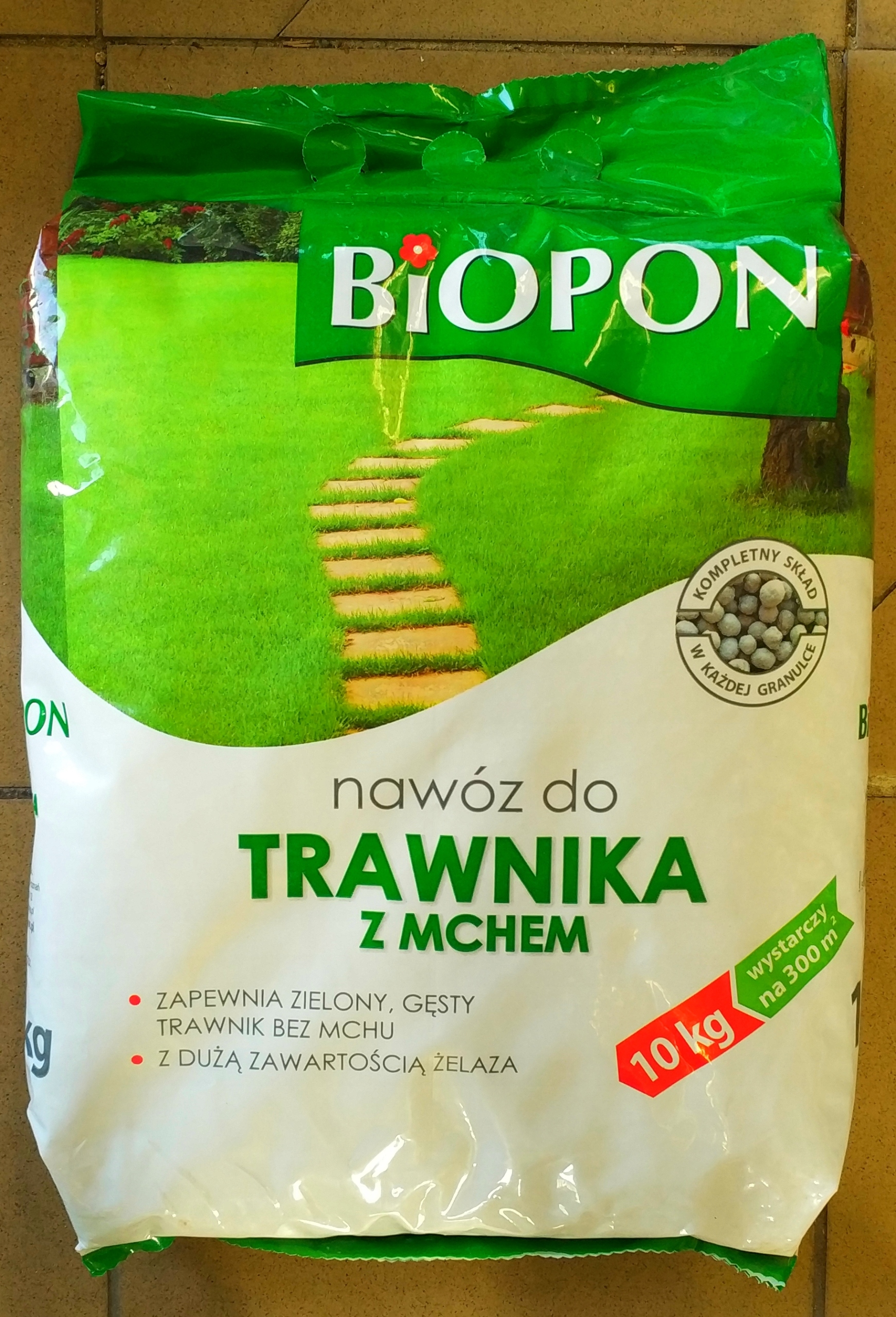 

Nawóz Biopon Do Trawnika Z Mchem 10 kg worek