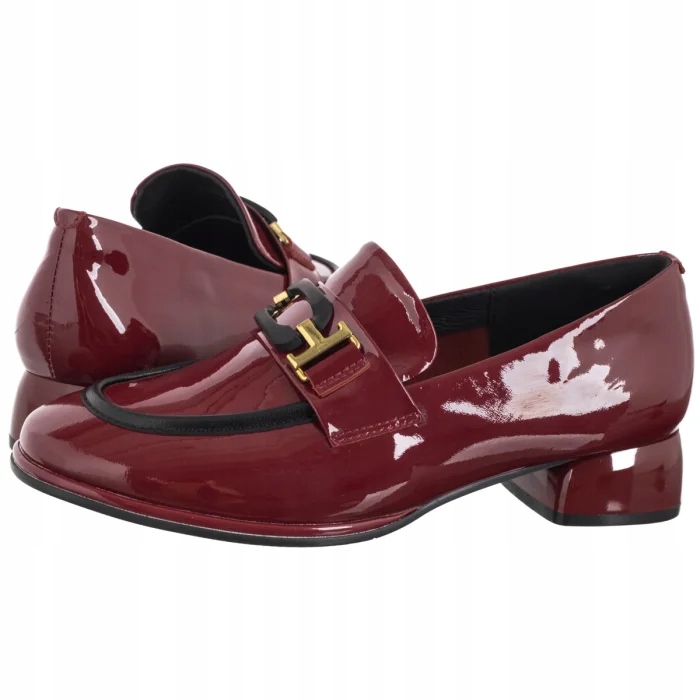 Dámské kožené boty Mokasíny Artiker Červené 55C0103 Červené