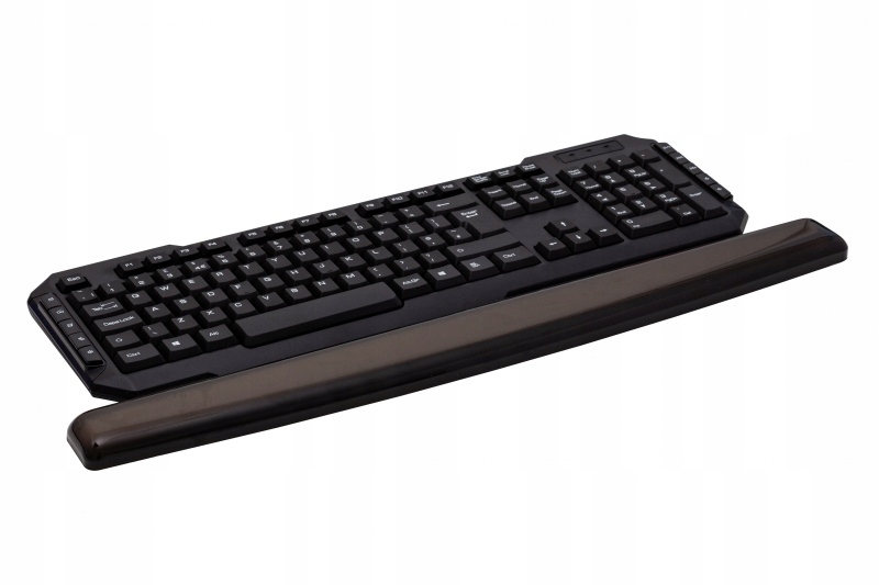 Podkładka pod nadgarstek Q-connect żelowa czarna Ergonomia KF10379