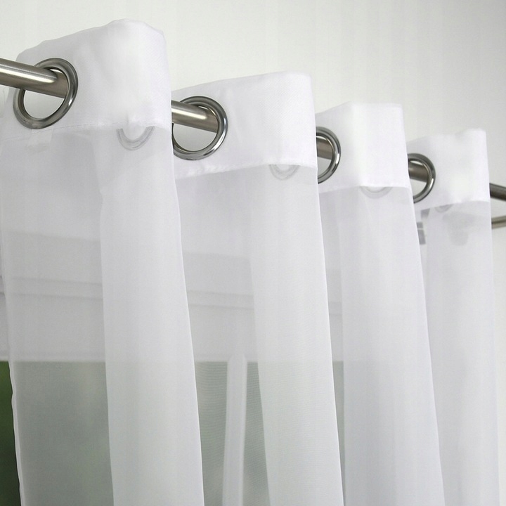 FIRANA GOTOWA FALBANA DŁUGA WOAL FIRANKA BALKON Materiał woal