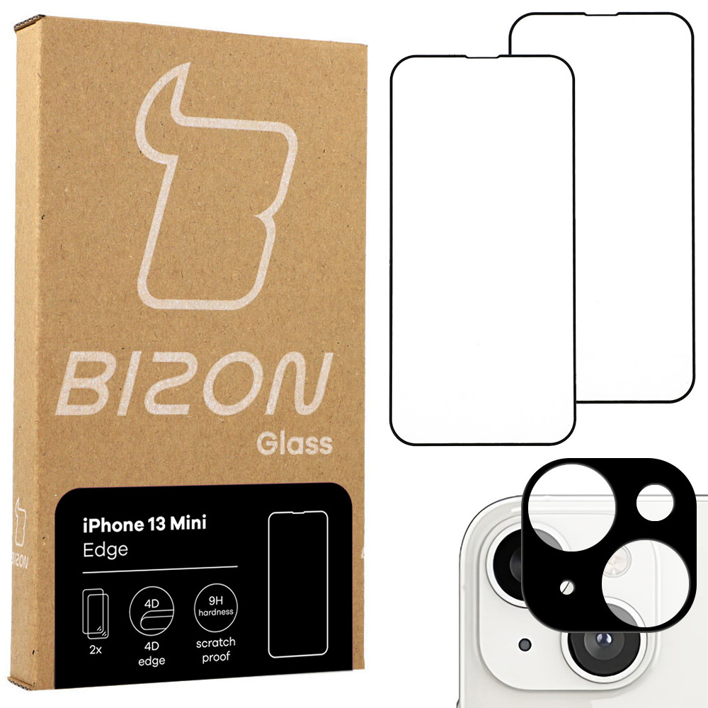 

2x Szkło szybka na aparat Bizon do iPhone 13Mini