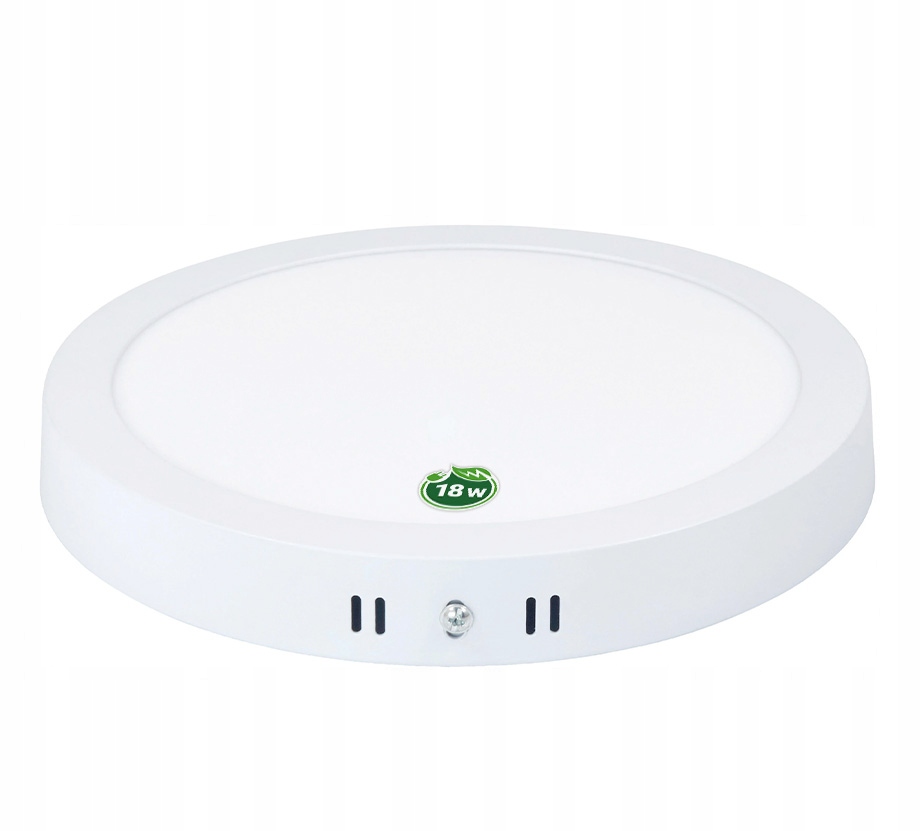 Panel LED plafon okrągły natynkowy 18W CCD Rodzaj plafon