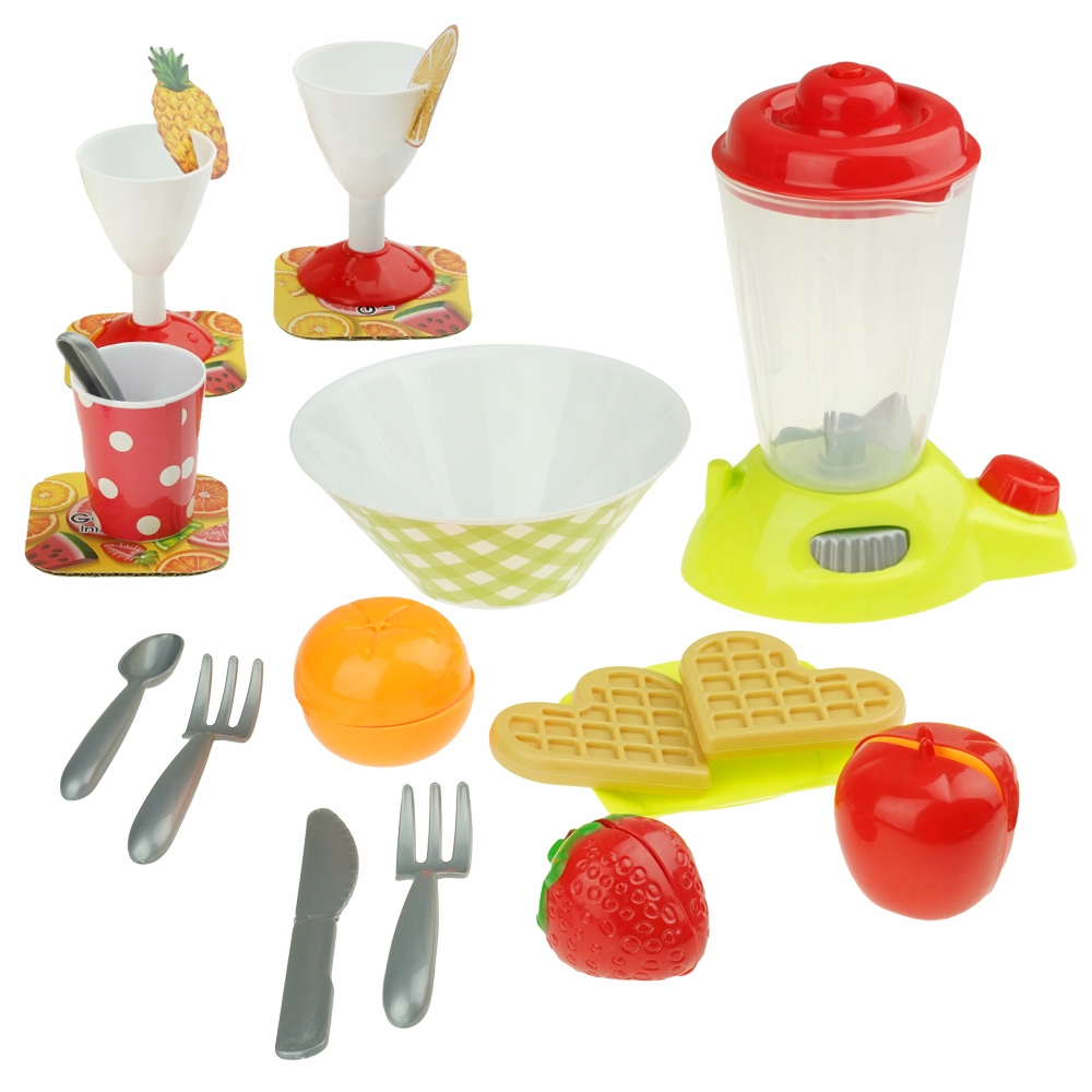 

Blender Mikser Owoce Do Krojenia Lody Gofry Zestaw