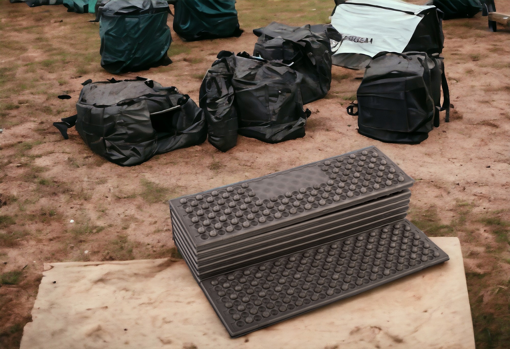 KARIMATA SKŁADANA TURYSTYCZNA WOJSKOWA NA RYBY MATA 180 CM SPORTVIDA Cechy dodatkowe wodoodporność