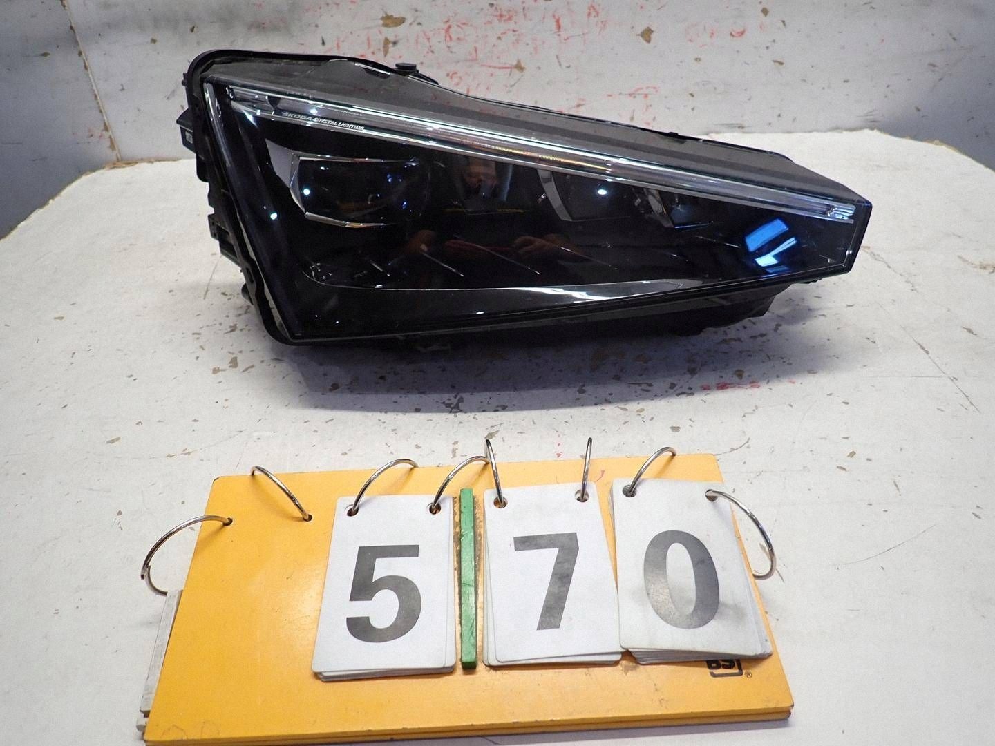 light front front right SKODA SCALA 2019- FULL LED 657941016C