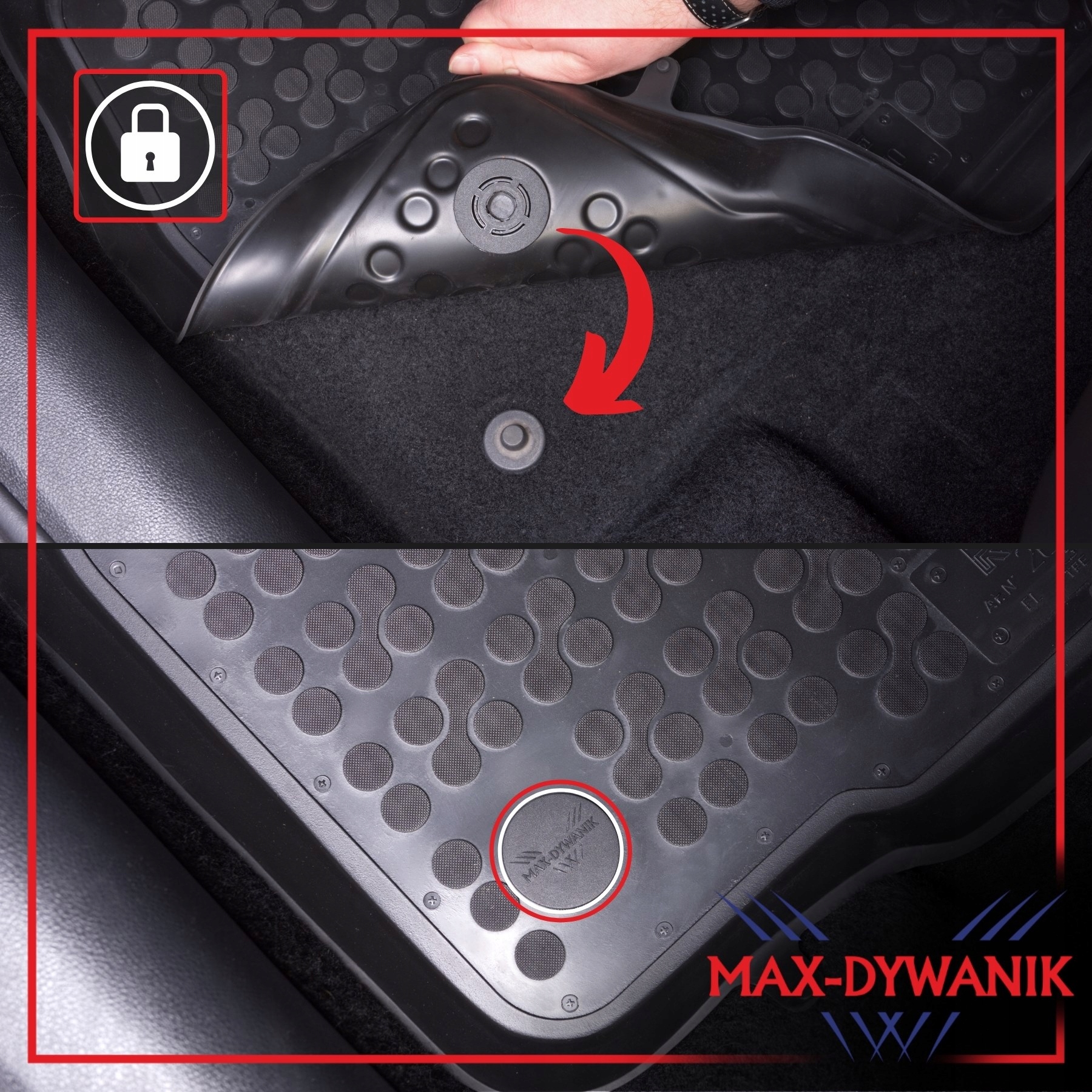 Fiat Panda II 2003-2012 Dywaniki do auta Liczba elementów 4