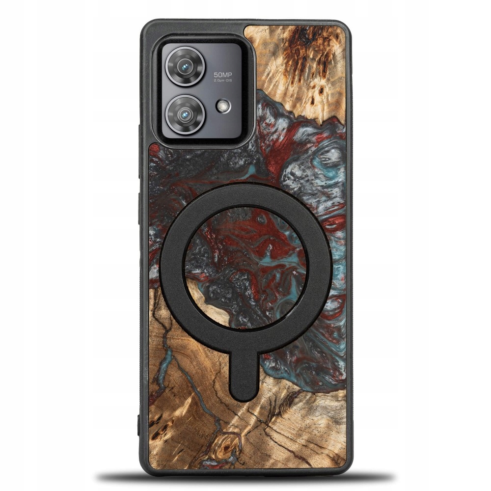 Pouzdro Bewood Unique pro Motorola Edge 40 Neo Planets Pluto s MagSafe