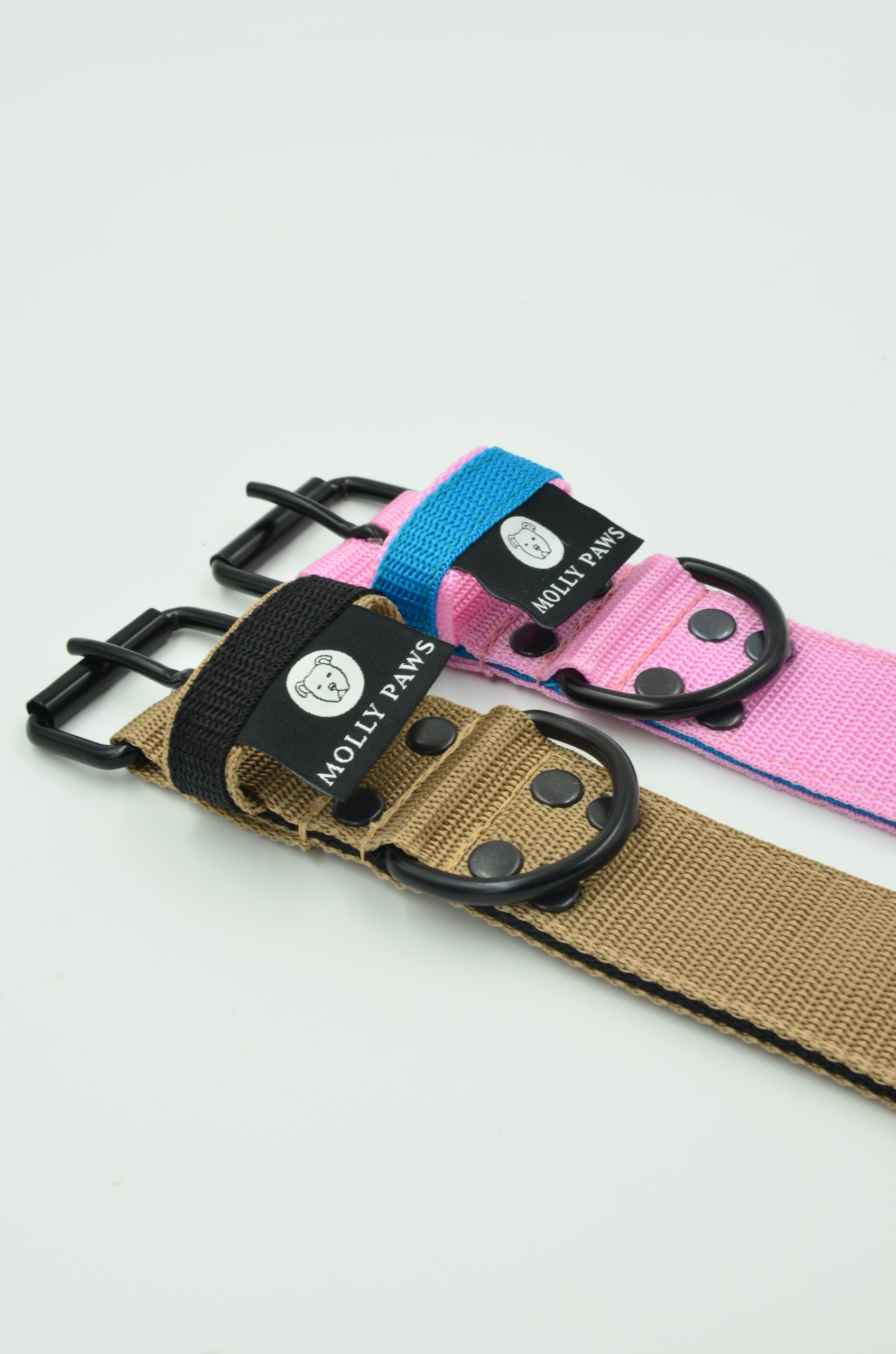 Levně Obojek dvoubarevný, šířka 4 cm Všechny Barvy Velikost 58 cm – 66 cm