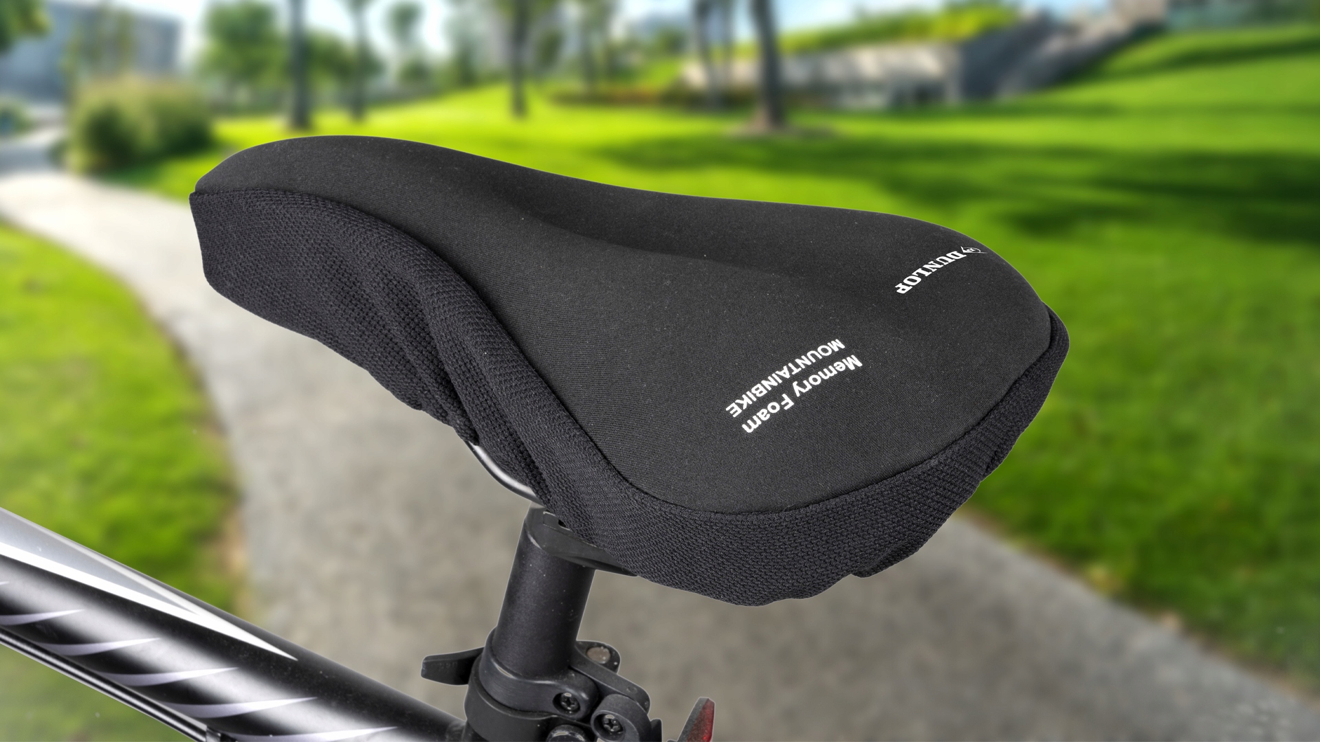 NAKŁADKA na siodełko ROWEROWE DUNLOP Memory Foam Model Dunlop 29x20x3,5cm 140gr PES HC memoery foam