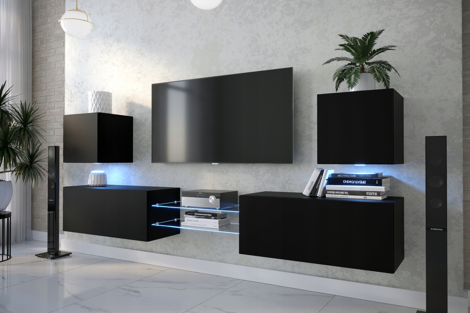 Meble Do Salonu Nowoczesna Meblościanka D144 New