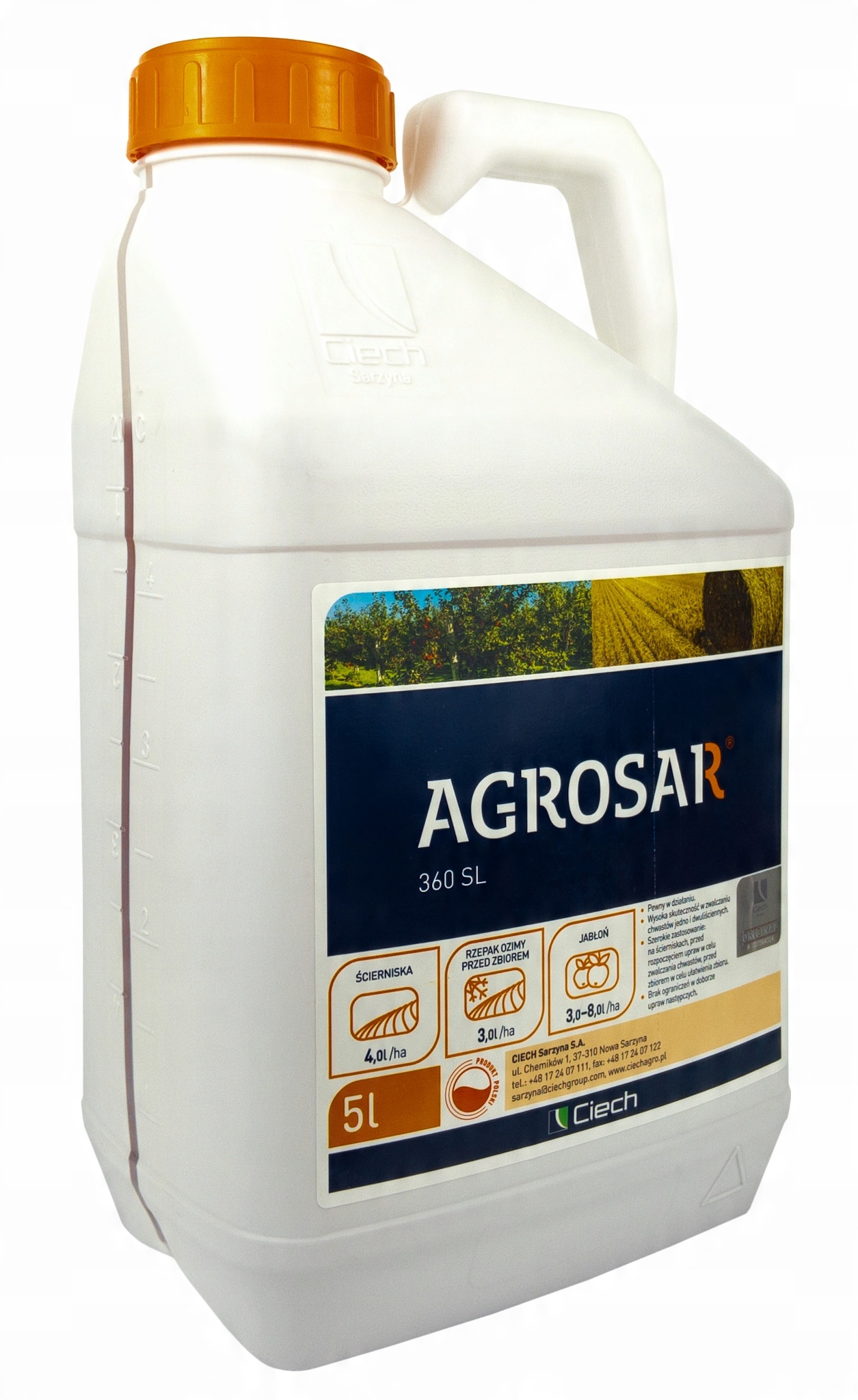

Agrosar 360 Sl 5l na chwasty totalny bezwzględny