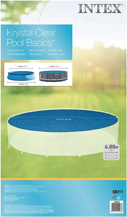 

Pokrywa Solarna Na Basen 4,88m Intex 28014