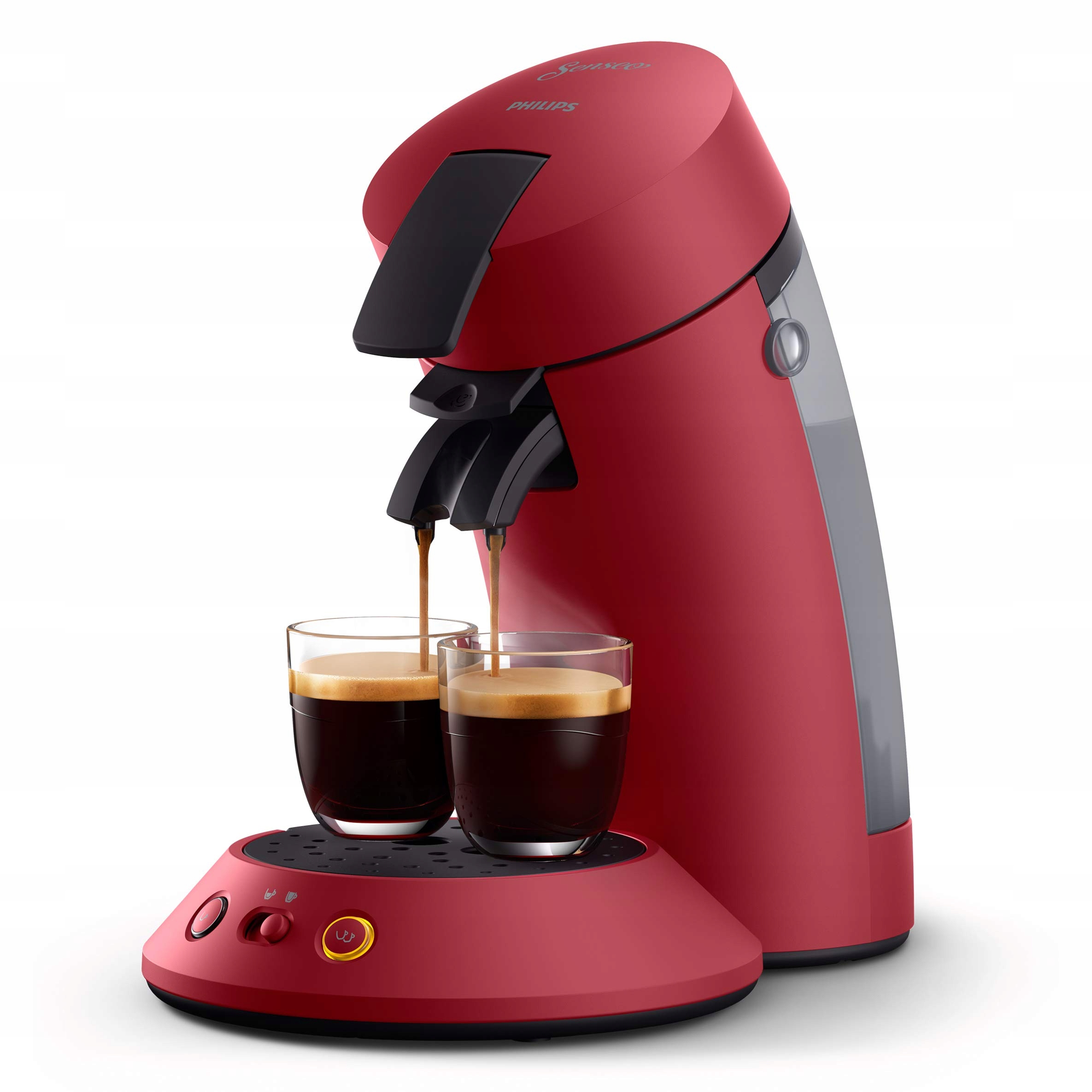 Philips Kávovar Senseo Original Plus, Coffee Boost, červený