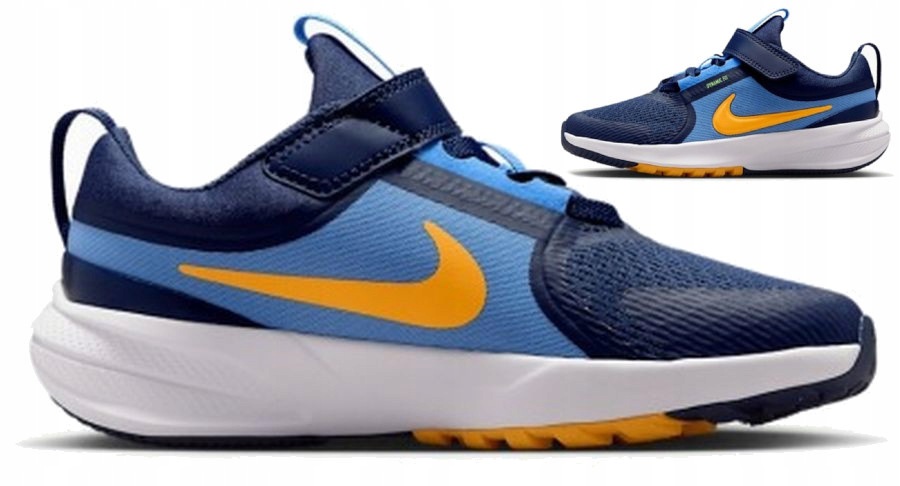 Buty dziecięce sportowe na rzep Nike HF7005-403 sneakersy dla dzieci R. 30