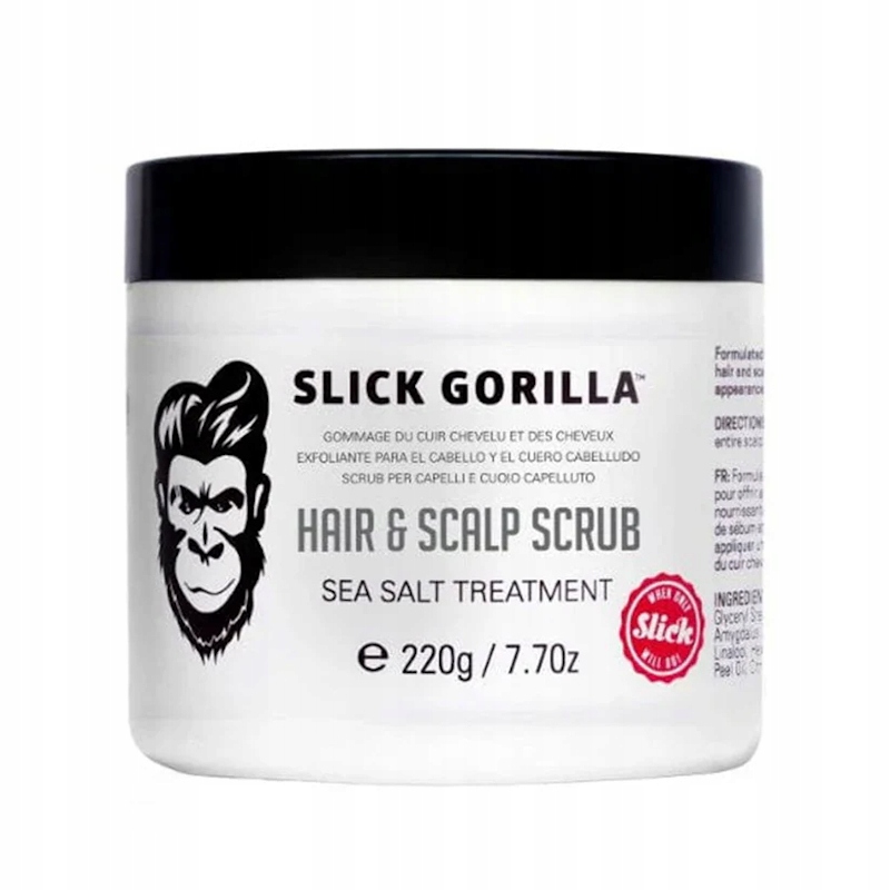 Peeling na pokožku hlavy Slick Gorilla Hair & Scalp Scrub 220 g