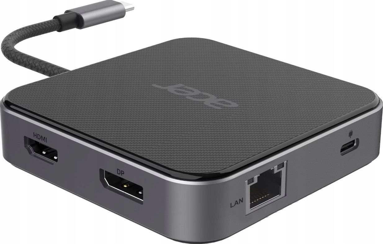 Acer 7-in-1 Usb Type-C Dock Ethernet Lan (RJ-45) port 1 DisplayPort porty