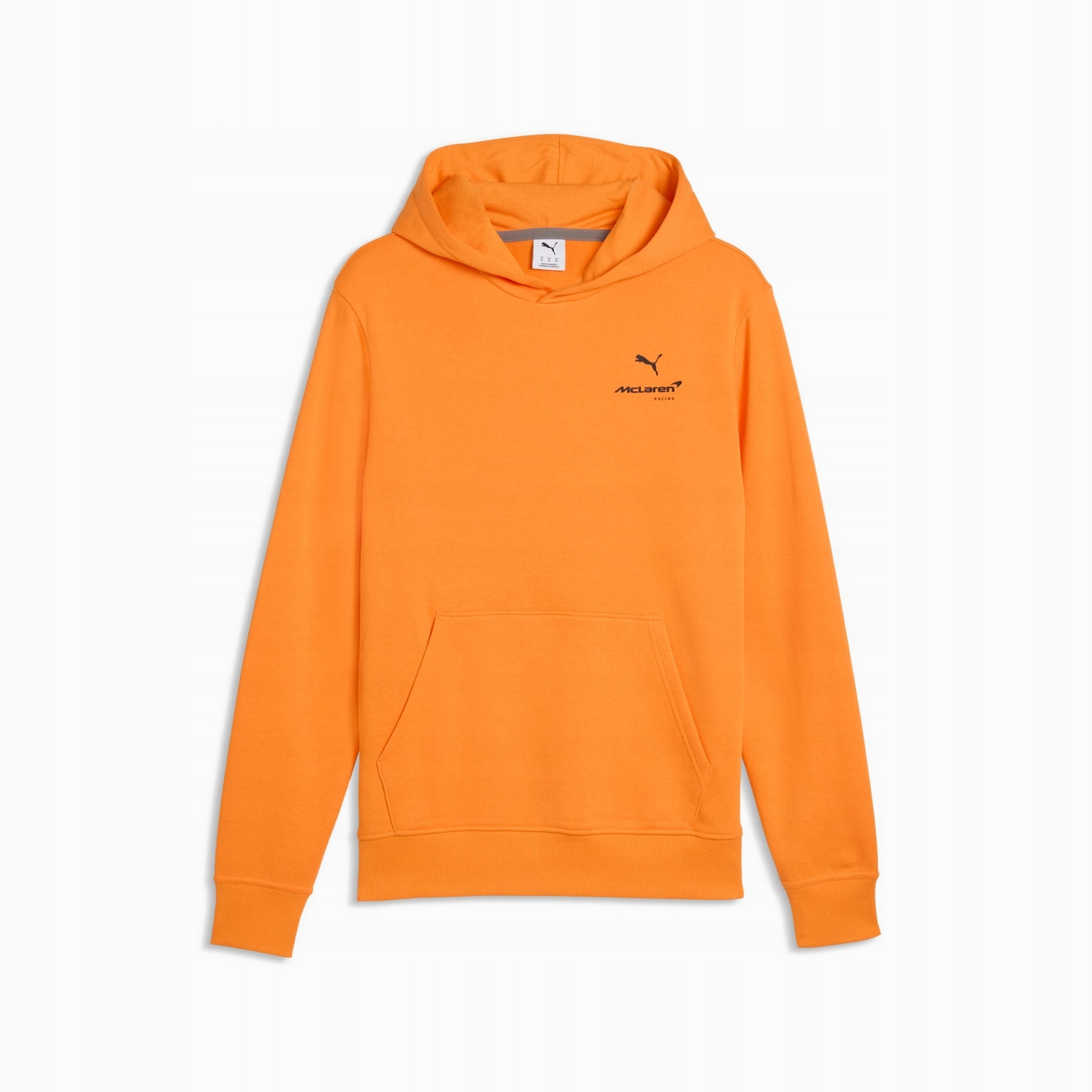 Pánská mikina s kapucí XL Puma Mclaren Ess Hoodie oranžová 637447 03