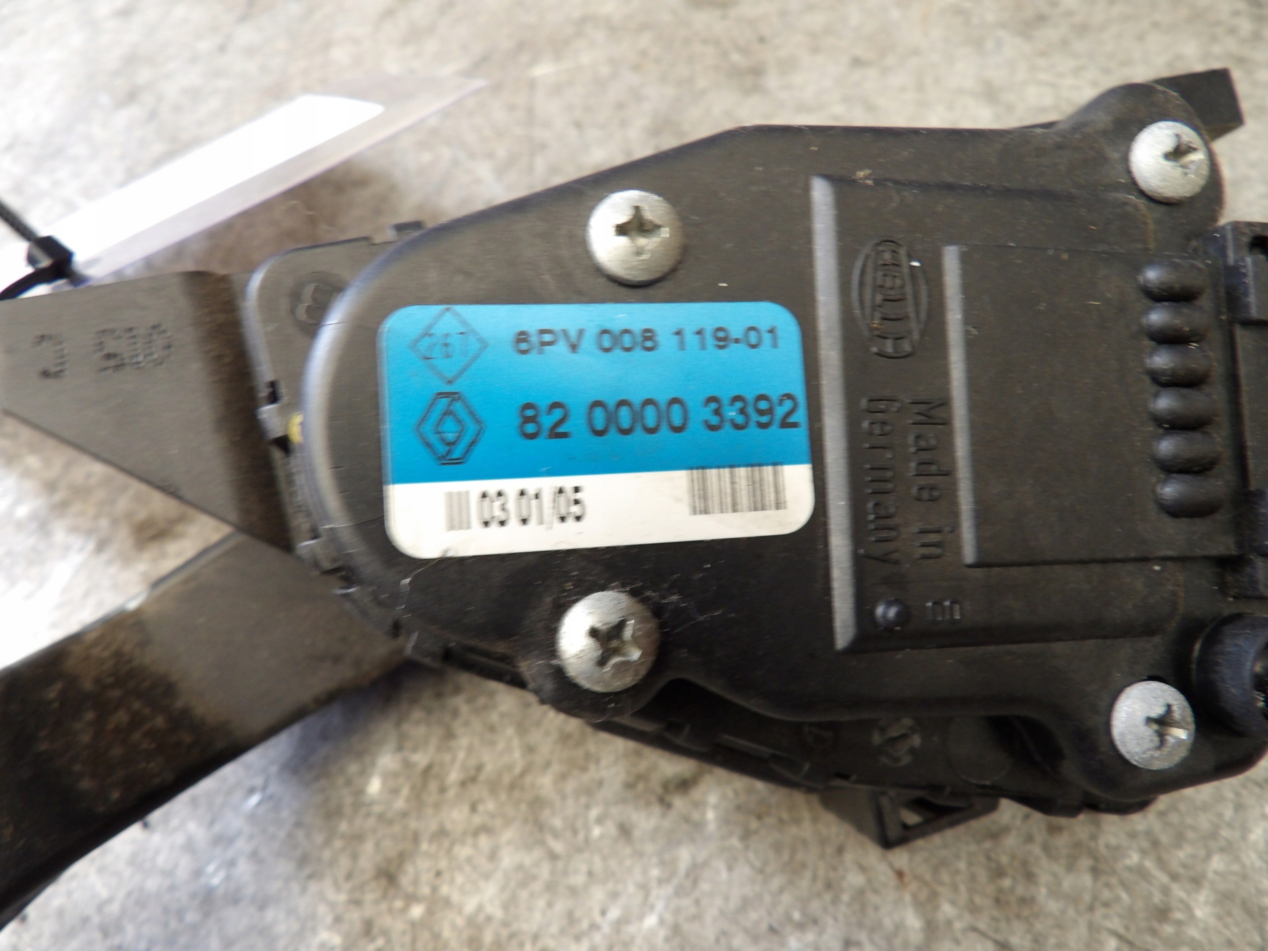 Renault Laguna II Gaspedal