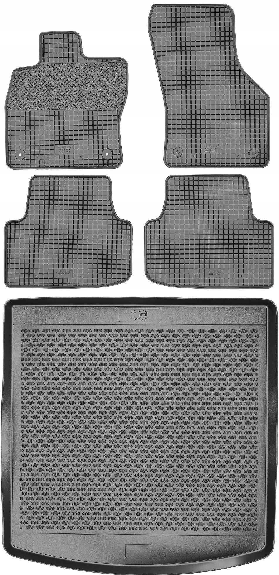 Seat Leon IV Kombi 2020- Sada Gumové rohože rohož