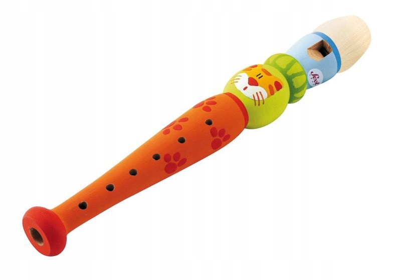 

Kolorowy drewniany Flet Kotek Instrument Sevi