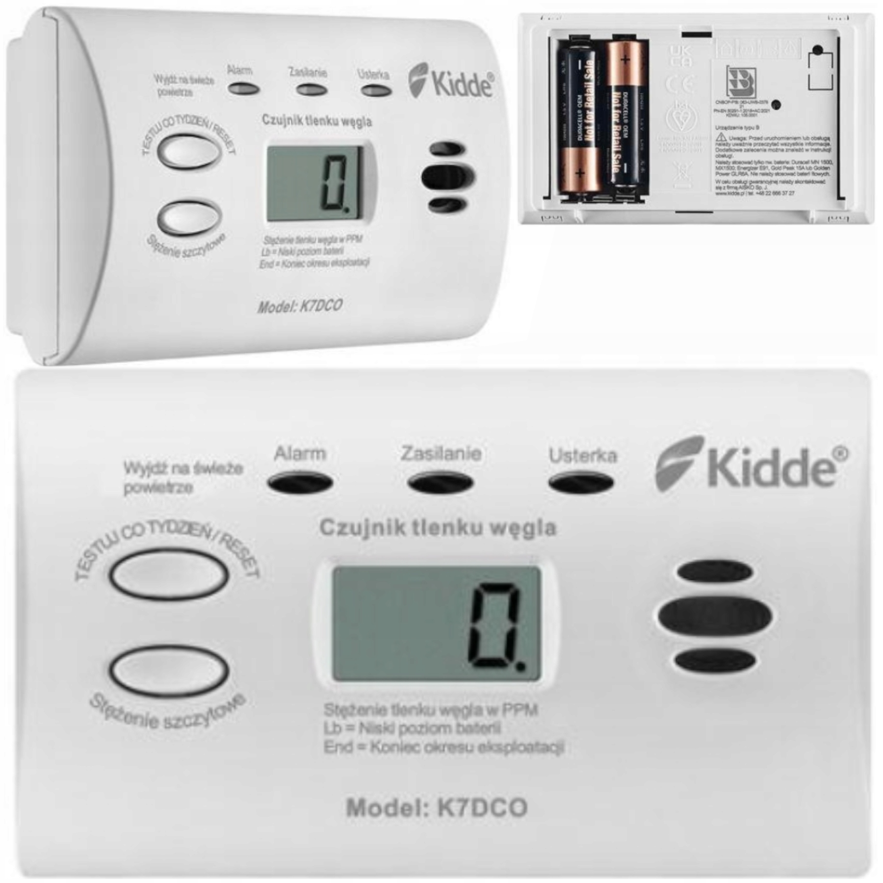 Detektor Oxidu Uhoľnatého 10 Rokov Životnosť Snímača Certifikáty