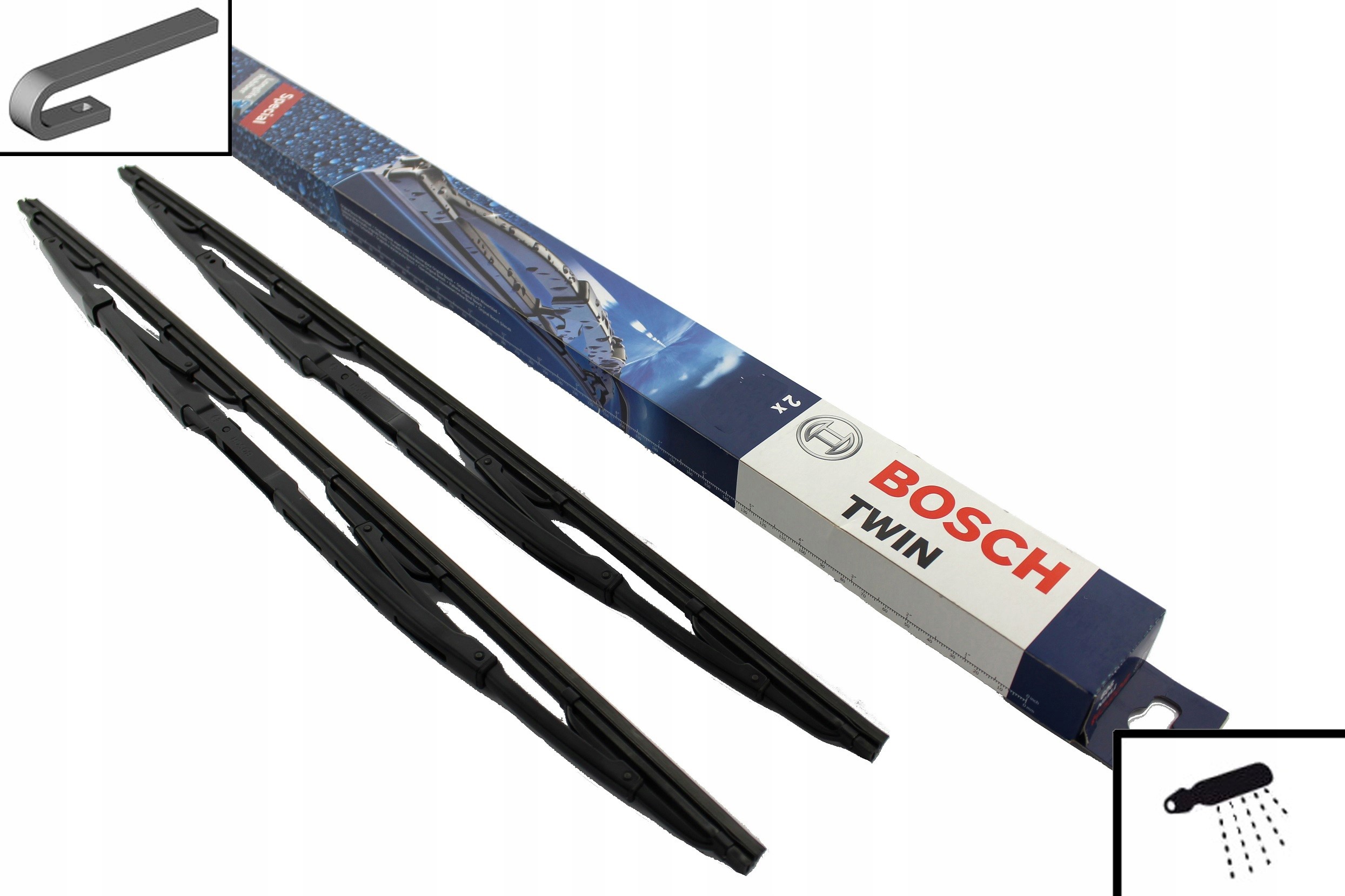 Wycieraczki przód Bosch twin RENAULT MASTER II 2