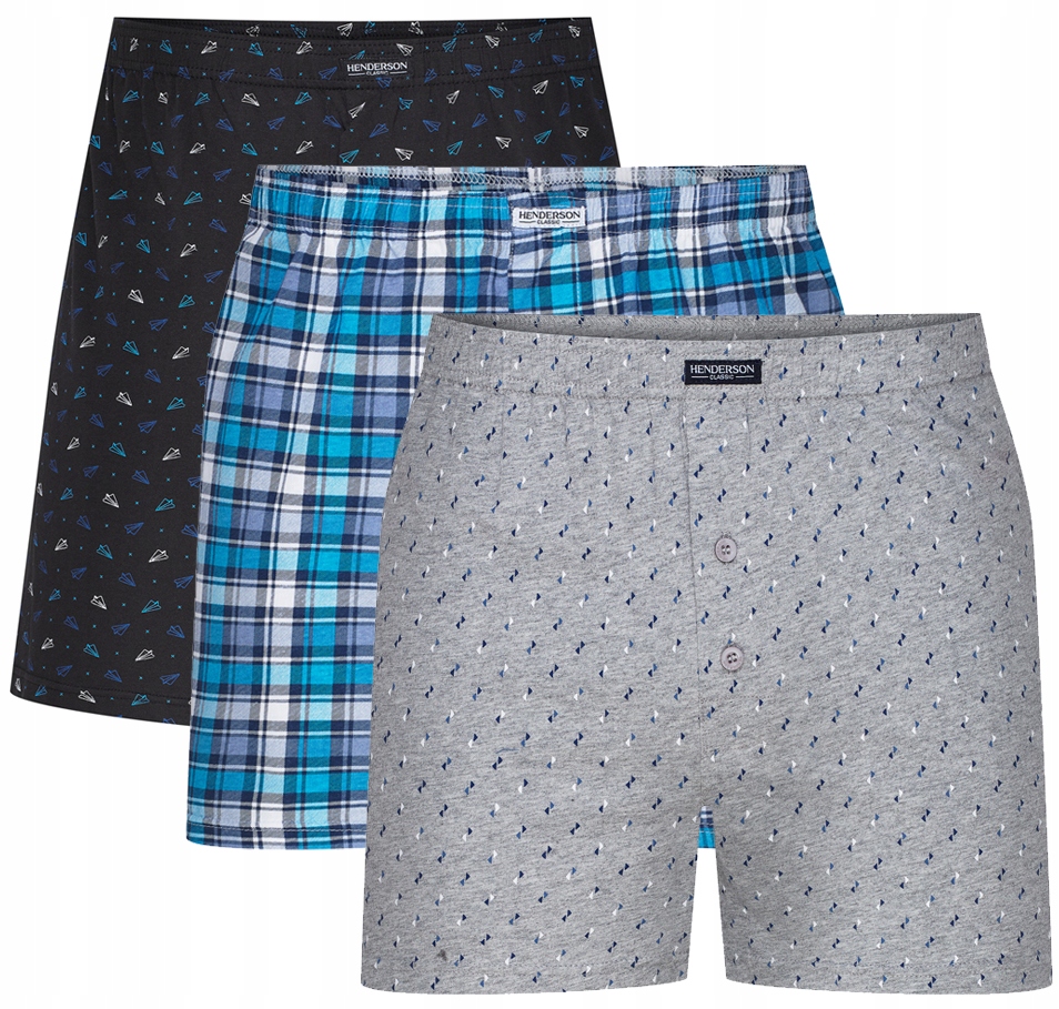 

3X Henderson Bokserki Męskie Luźne 5XL