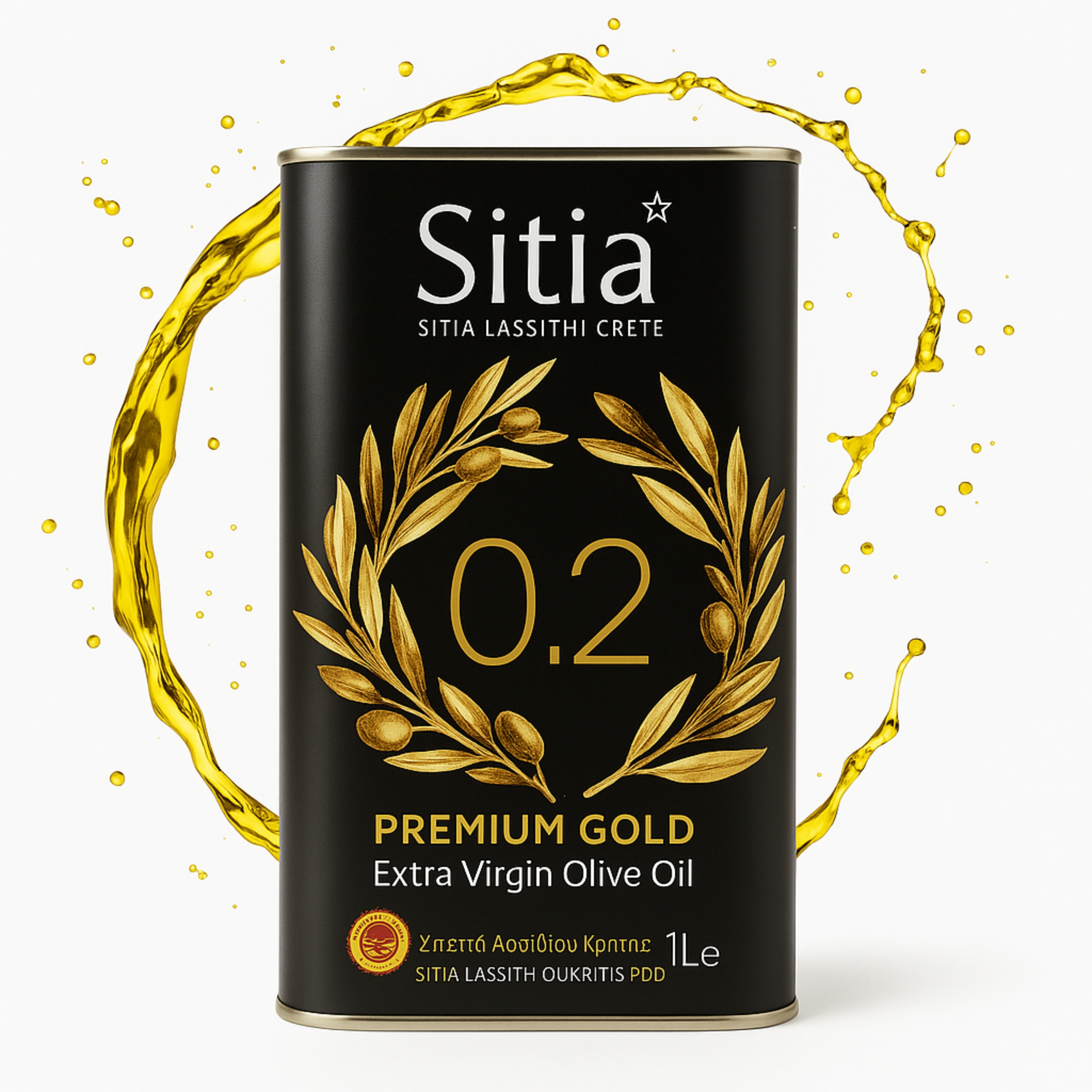 Levně Extra Panenský Olivový Olej Řecká Sitia Premium 1 L, Čerstvý Olej