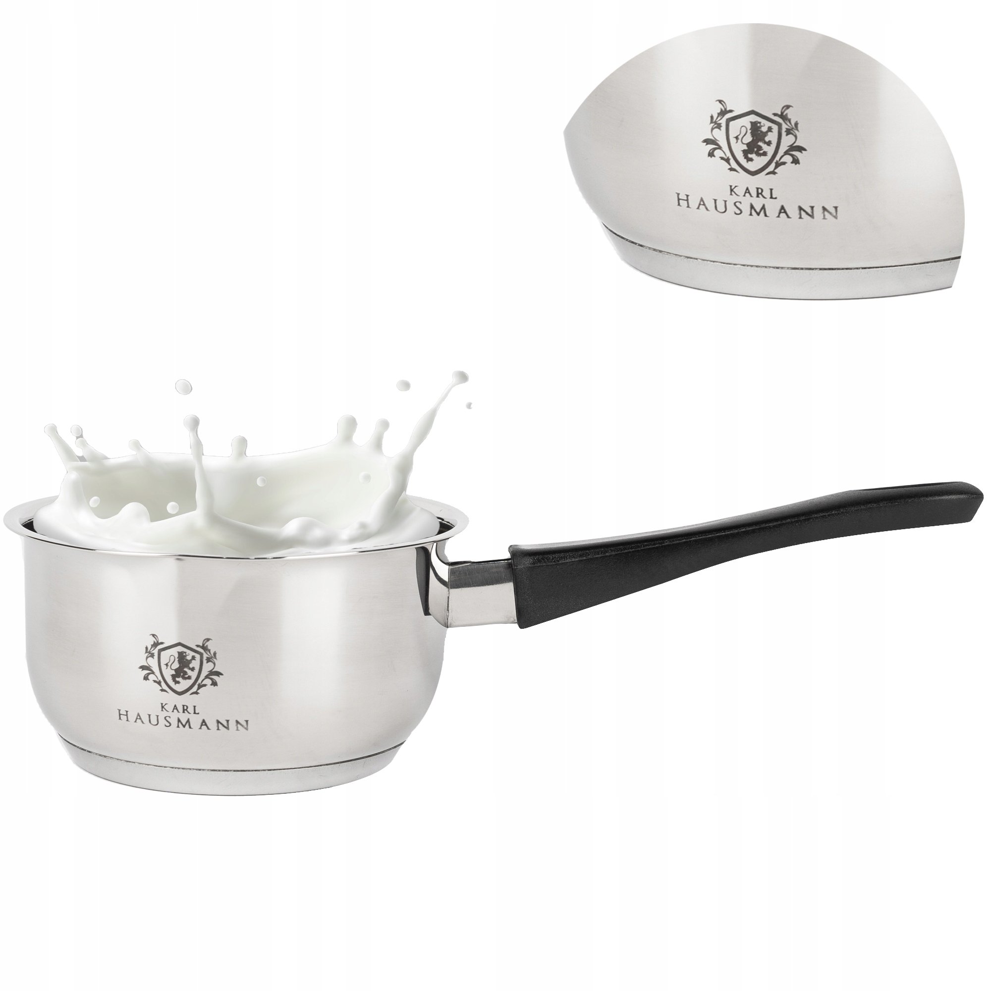 

Rondel rondelek stalowy 0.6l do mleka indukcja