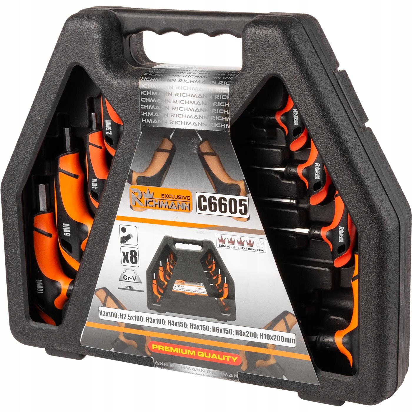 RICHMANN ШЕСТИГРАННЫЕ КЛЮЧИ РУЧКА T 8 ELEM.