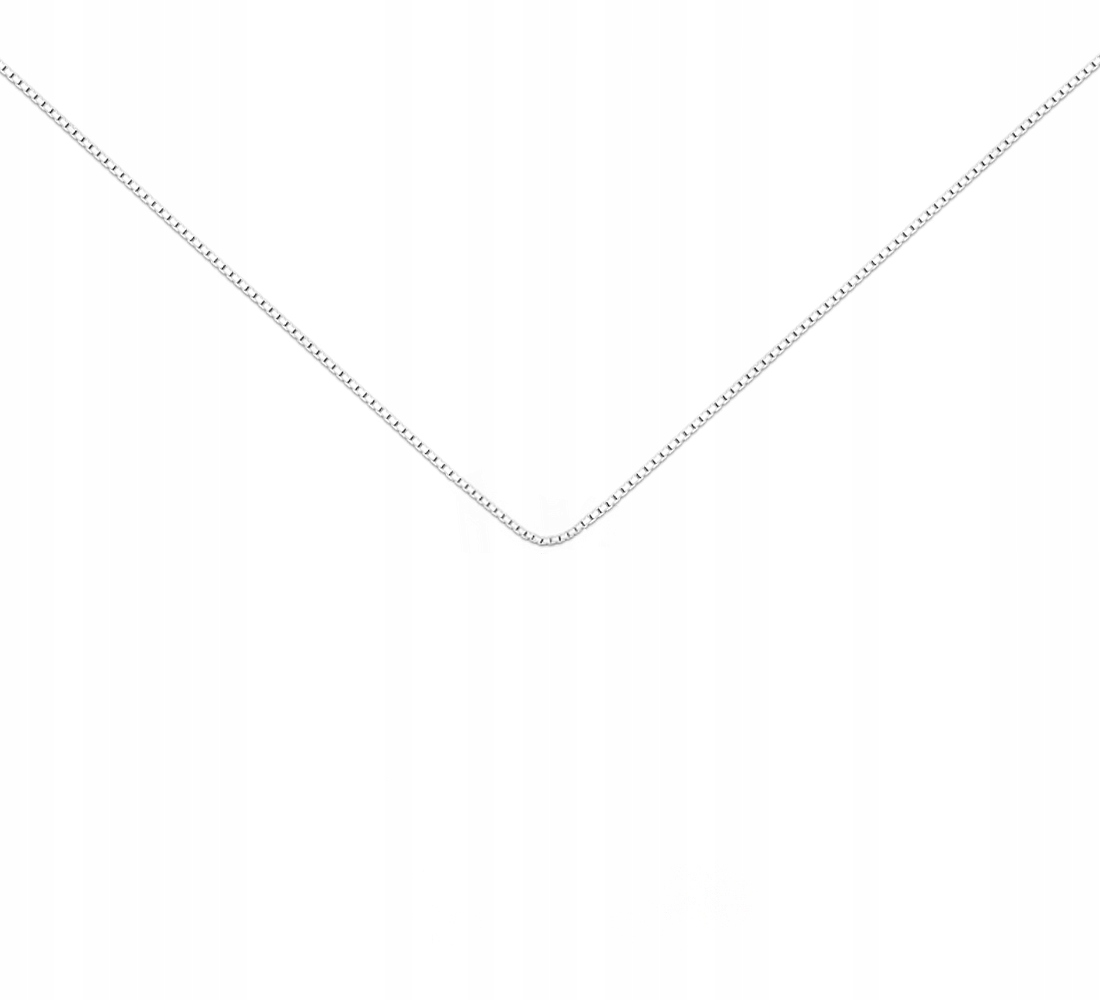 

Srebrny Łańcuszek 925 Kostka Diamentowany 40 CM
