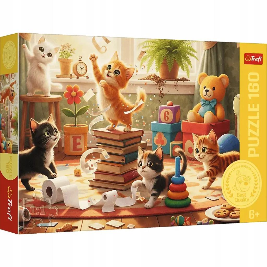 Trefl Puzzle 160 el. Kocie psoty Trefl