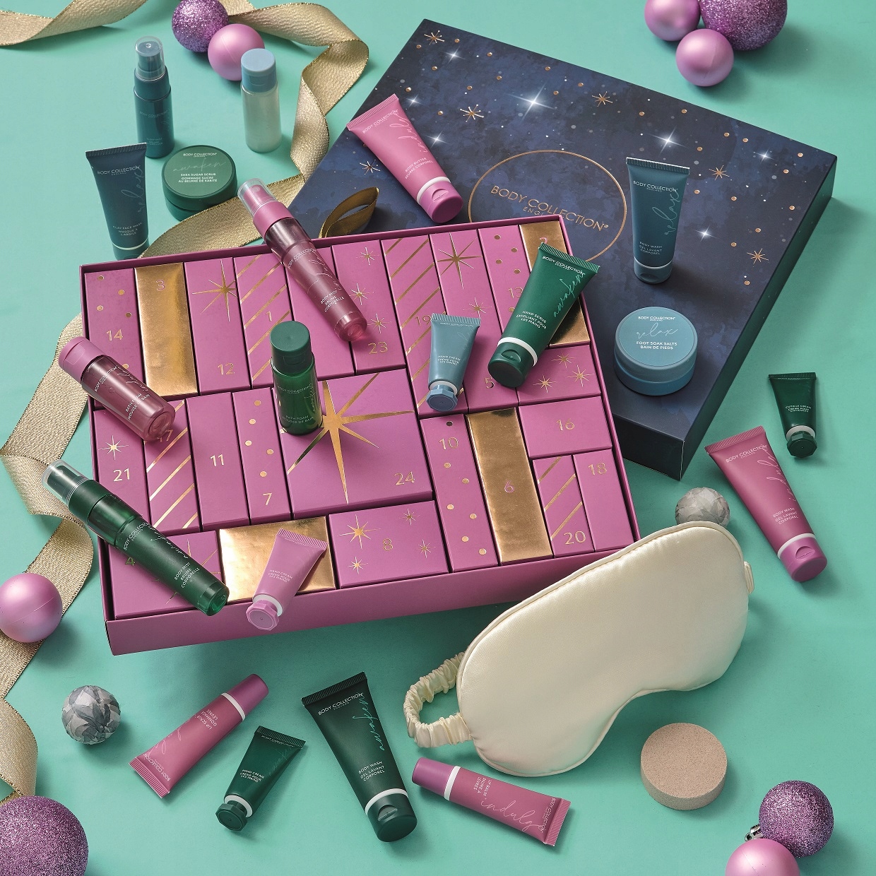 Адвент-календарь Body Collection Self Care, 24 средства для ухода за лицом, телом и волосами — фото 5