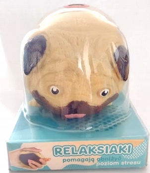 

Relaksiaki Zabawka antystresowa Pies Mops gniotek