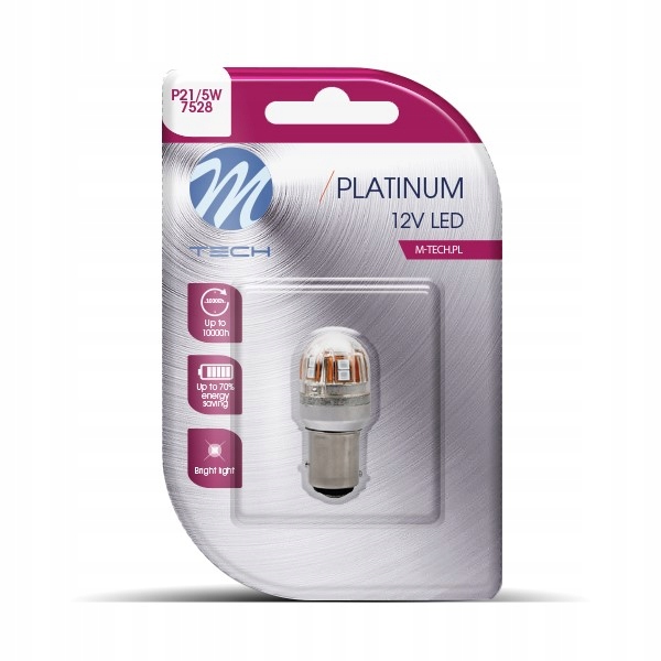 

Żarówka P21/5W Led Canbus 15x2835SM 12/24V BAY15D