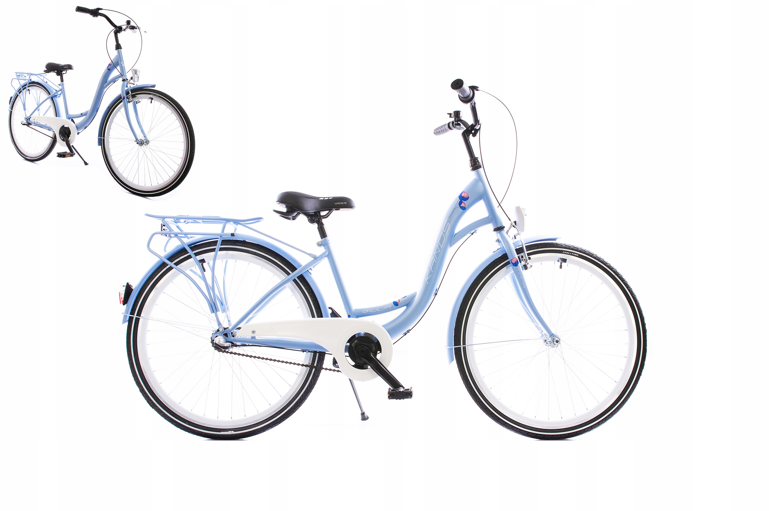 Rower Miejski Damski Kands 26 Giulia niebiesk 2022