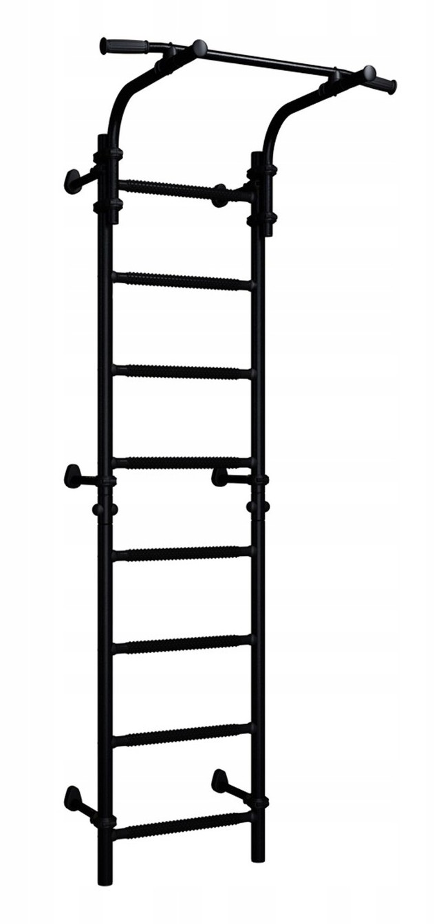 Drabinka fitness treningowa idealfit Athlet 227 x 86 cm drążek uchwyt dipy