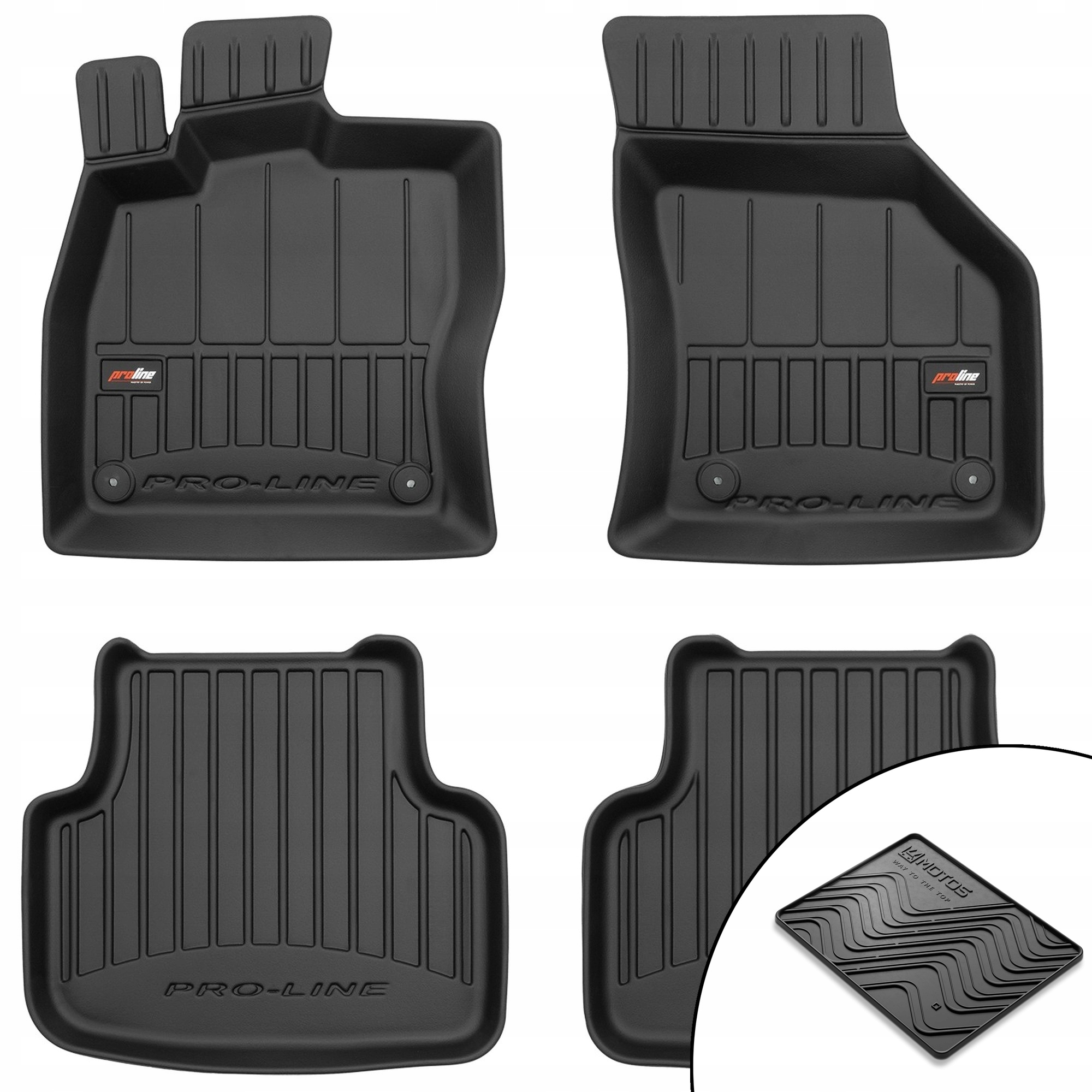 3D gumové rohože Škoda Octavia III 2012-2020 rohož zdarma