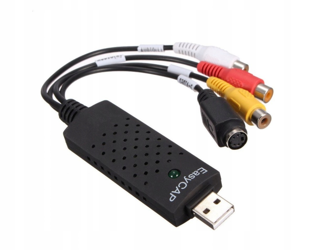 Zgrywanie kaset VHS grabber CVBS SVideo USB stream