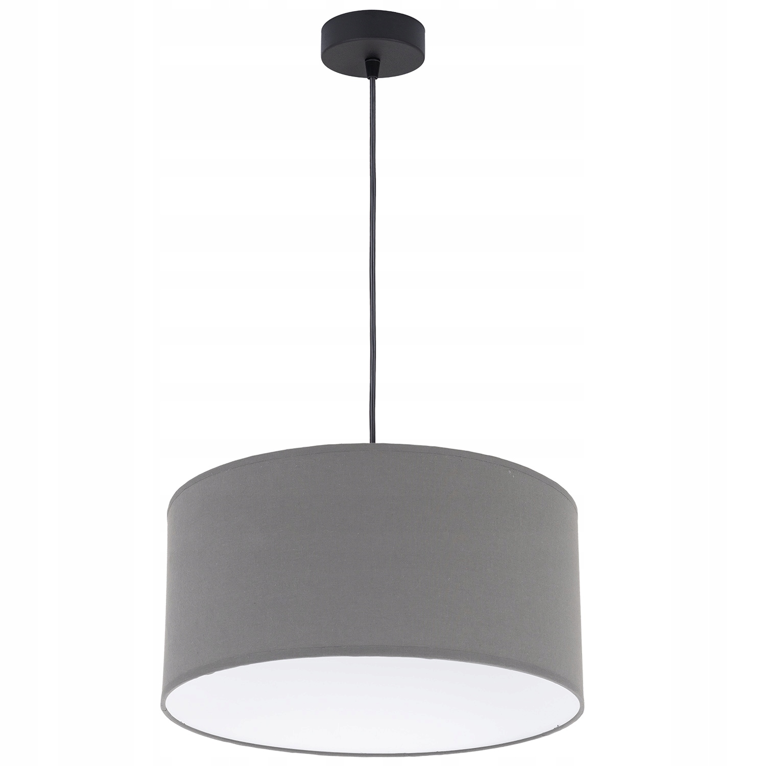 

Lampa Wisząca Sufitowa Maxi Abażur Tkanina Led