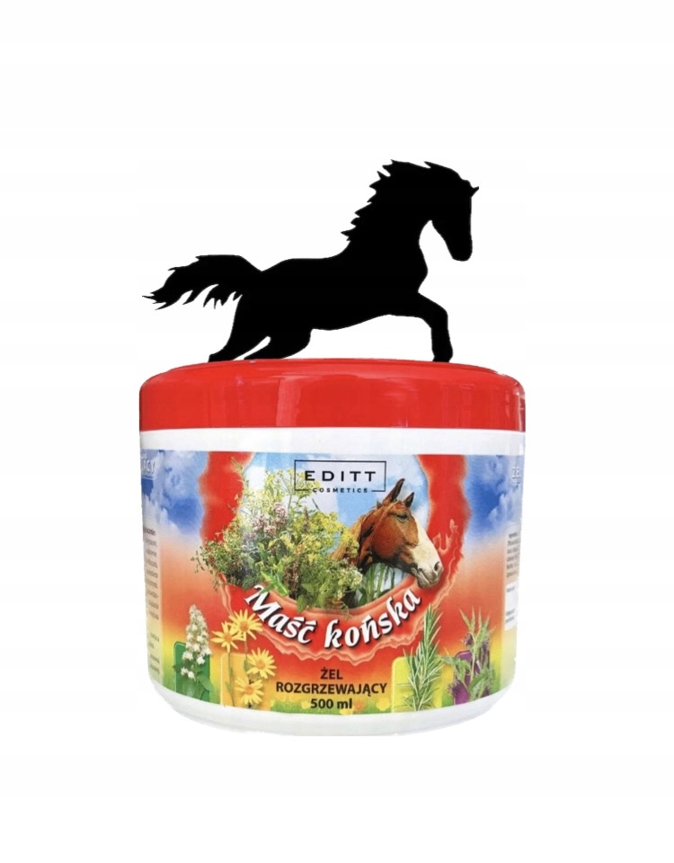 

Żel Maść końska rozgrzewająca Editt 500 ml