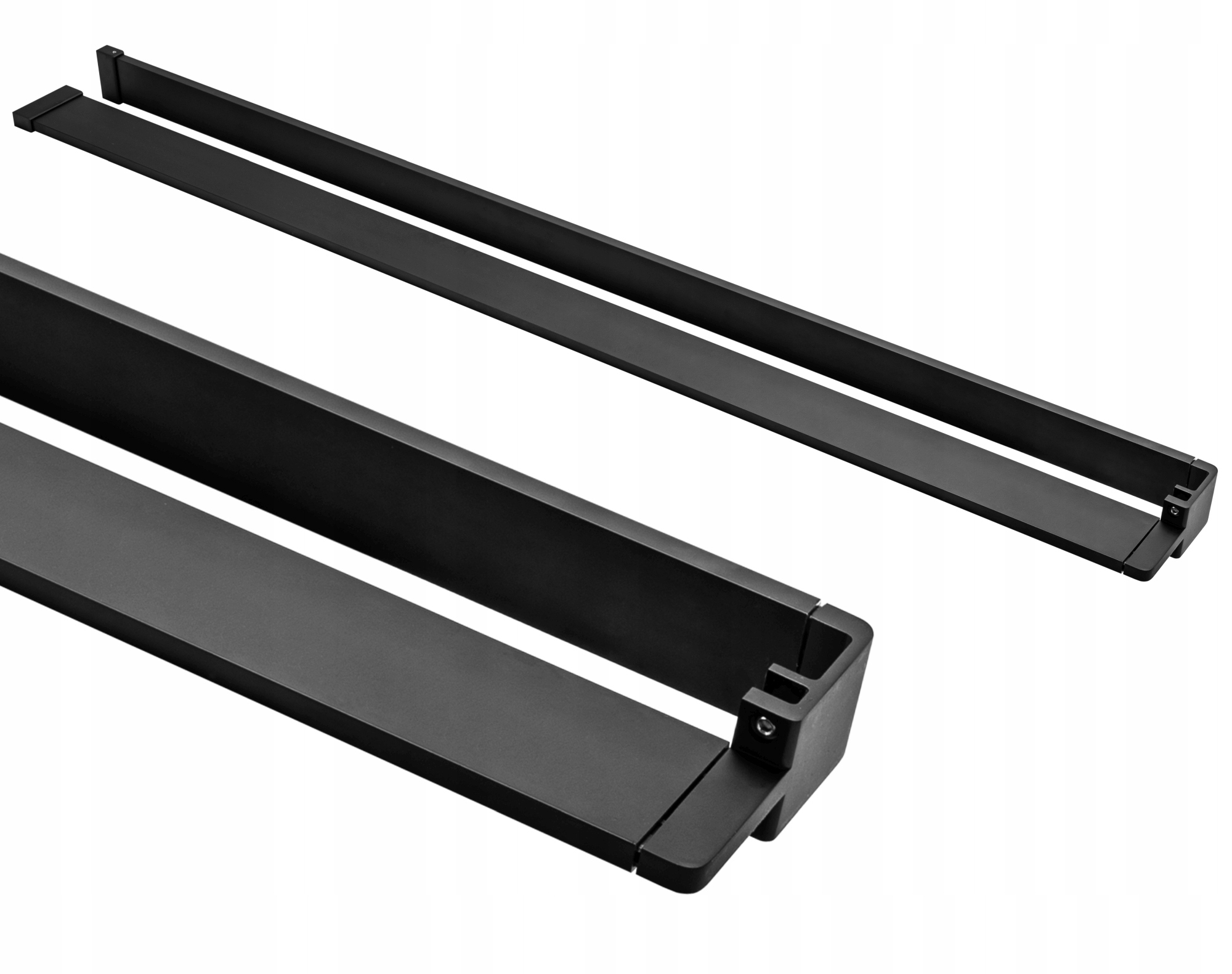 Polička Na Sprchovú Stenu, Čierny Vešiak Na Uterák Pod Sprchu Rea