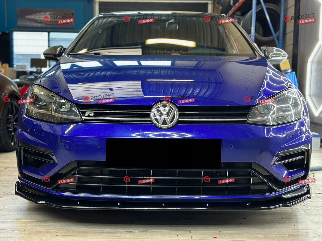 Dokładka przedniego zderzaka do VW GOLF VII 2017-2020 czarny połysk EAN (GTIN) 4099654100453