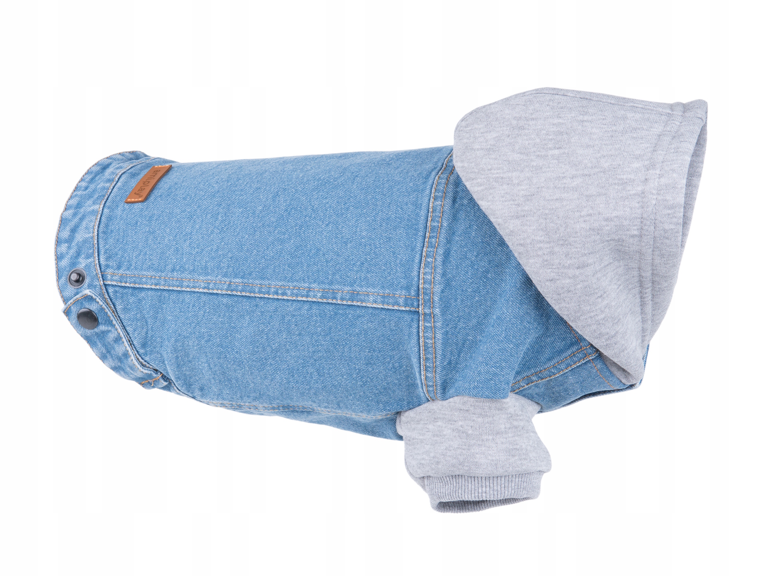 

amiplay Denim kurtka z kapturem dla psa 30 cm Nieb