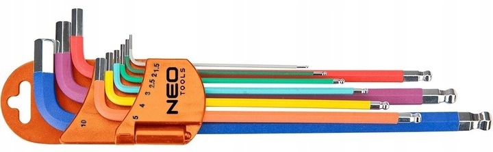 КРАСОЧНЫЕ ШЕСТИГРАННЫЕ КЛЮЧИ ШЕСТИГРАННЫЙ ШЕСТИГРАННИК TORX 18 ШТ