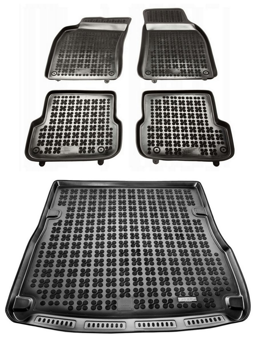 Audi A6 c6 08-11 kombi Komplet Gumové rohože Podložka do batožinového priestoru