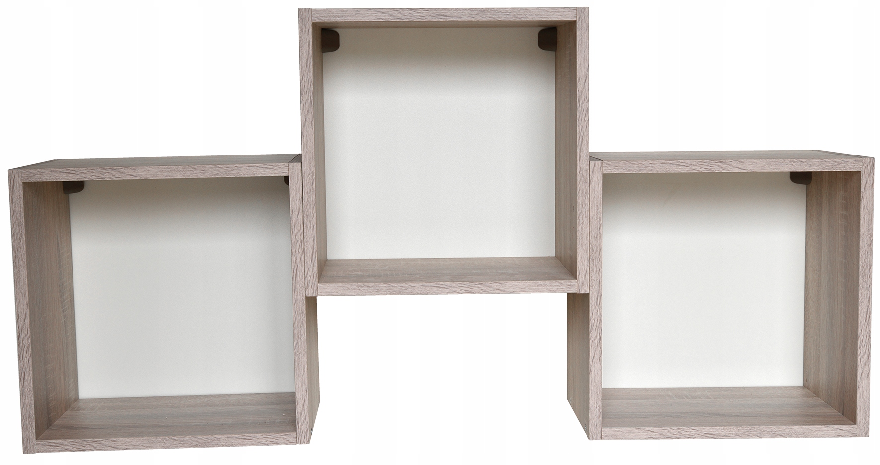 KUBIK PÓŁKA ŚCIENNA WISZĄCA DĄB SONOMA 30X30 Głębokość mebla 25 cm